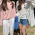 WANWAN Two Piece  Sets Tank Top With Shirts